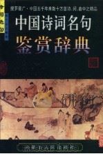 中国诗词名句鉴赏辞典  上   1994  PDF电子版封面  7204025830   