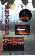 浦东百题  浦东文化百题   1999  PDF电子版封面    上海市浦东新区史志编纂委员会办公室编 