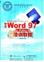 中文Word 97 for Windows 98培训教程  高级操作员级（1999 PDF版）