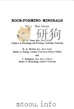 ROCK-FORMING MINERALS VOL 3   1963  PDF电子版封面    W.A.DEER 