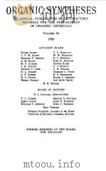 ORGANIC SYNTHESES VOL 36   1956  PDF电子版封面    N.J.LEONARD 