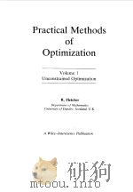 PRACTICAL METHODS OF OPTIMIZATION   VOLUME 1   1980  PDF电子版封面    R.FLETCHER 