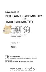 ADVANCES IN INORGANIC CHEMISTRY AND RADIOCHEMISTRY VOLUME 25（1982 PDF版）