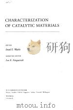 CHARACTERIZATION OF CATALYTIC MATERIALS（1992 PDF版）