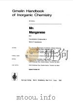 GMELIN HANDBOOK OF LNORGANIC CHEMISTRY COORDINATION COMPOUNDS 4   1985  PDF电子版封面    L.J.BOUCHER 