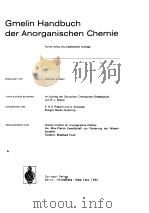 GMELIN HANDBUCH DER ANORGANISCHEN CHEMIE  MN MANGAN A1（1980 PDF版）