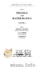 PHYSICS AND MATHEMATICS VOL 3   1959  PDF电子版封面    R.A.CHARPIE 