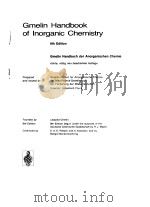 GMELIN HANDBOOK OF LNORGANIC CHEMISTRY COORDINATION COMPOUNDS 5   1987  PDF电子版封面    KATL KOEBER 