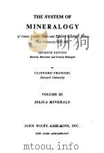 THE SYSTEM OF MINERALOGY VOLUME 3   JUIY 1962  PDF电子版封面    JAMES DWIGHT DANA 