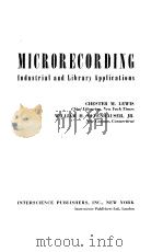MICRORECORDING（1956 PDF版）