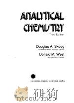 ANALYTICAL CHEMISTRY   1980  PDF电子版封面    DOUGLAS A.SKOOG 