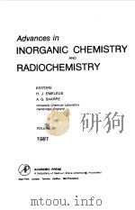 ADVANCES IN INORGANIC CHEMISTRY AND RADIOCHEMISTRY VOLUME 24   1981  PDF电子版封面    H.J.EMELEUS A.G.SHARPE 
