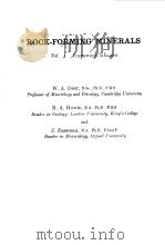ROCK-FORMING MINERALS VOL 4   1963  PDF电子版封面    W.A.DEER 
