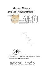 GROUP THEORY AND ITS APPLICATIONS VOL III   1975  PDF电子版封面    ERNEST M.LOEBL 