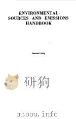 ENVIRONMENTAL SOURCES AND EMISSIONS HANDBOOK   1975  PDF电子版封面     