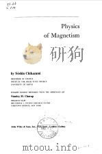 PHYSICS OF MAGNETISM（1959 PDF版）