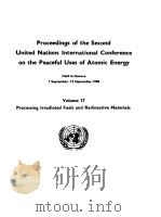 PROCEEDINGS OF THE SECOND UNITED NATIONS INTERANTIONL CONFERENCE ON THE PEACEFUL USES OF ATOMIC ENER（1958 PDF版）