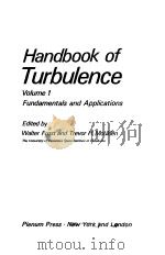HANDBOOK Of TURBULENCE volume1（1955 PDF版）