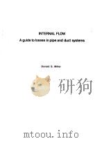 INTERNAL FLOW  A GUIDE TO LOSSES IN PIPE AND DUCT SYSTEMS（1971 PDF版）