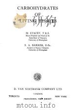 CARBOHYDRATES OF LIVING TISSUES（1962 PDF版）
