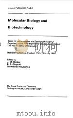 MOLECULAR BIOLOGY AND BIOTECHNOLOGY（1985 PDF版）