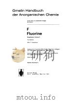 GMELIN HANDBUCH DER ANORGANISCHEN CHEMIE  SUPPLEMENT VOL 2   1980  PDF电子版封面    INGEBORG HINZ 