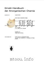 GMELIN HANDBUCH DET ANORGANISCHEN CHEMIE TEIL A1（1977 PDF版）