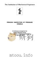 PERIODIC INSPECTION OF PRESSURE VESSELS   1972  PDF电子版封面     