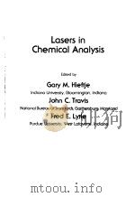 LASERS IN CHEMICAL ANALYSIS（1981 PDF版）