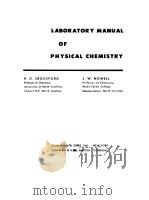 LABORATORY MANUAL OF PHYSICAL CHEMISTRY   1956  PDF电子版封面    H.D.CROCKFORD 