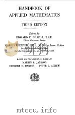 HANDBOOK OF APPLIED MATHEMATICS   1955  PDF电子版封面    EDWARD E.GRAZDA 