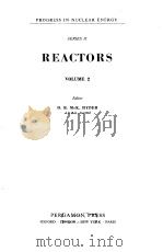 REACTORS VOL 2   1961  PDF电子版封面    H.R.McK HYDER 