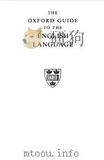 THE OXFORD GUIDE TO THE ENGLISH LANGUAGE（1984 PDF版）