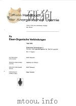 GMELIN HANDBUCH DER ANORGANISCHEN CHEMIE   FE EISEN-ORGANISCHE VERBINDUNGEN  TEIL B5（1978 PDF版）
