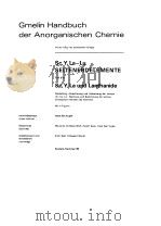 GMELIN HANDBUCH DER ANORGANISCHEN CHEMIE  TeilB6（1978 PDF版）