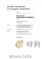 GMELIN HANDBOOK OF INORGANIC CHEMISTRY D2   1982  PDF电子版封面    EDWARDR.BIRNBAUM 