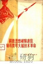 解放思想，破除迷信，领导青年大搞技术革命   1958  PDF电子版封面  3009·99  中国青年出版社编辑 