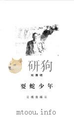 耍蛇少年   1985  PDF电子版封面  10261·595  刘厚明著 