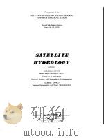 SATELLITE HYDROLOGY Edited by     PDF电子版封面     