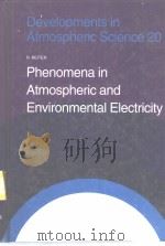 Phenomena in Atmospheric and Environmental Electricity     PDF电子版封面  0444892869   