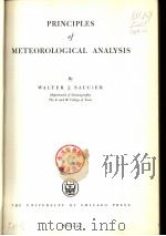 PRINCIPLES of METEOROLOGICAL ANALYSIS By WALTER J.SAUCIER（ PDF版）