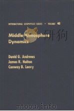 Middle Atmosphere Dynamics     PDF电子版封面  0120585758   