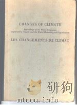 LES CHANGEMENTS DE CLIMAT     PDF电子版封面     