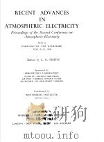 Recent Advances in Atmospheric Electricity     PDF电子版封面     