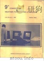 9th CONFERENCE WEATHER FORECASTING & ANALYSIS     PDF电子版封面     