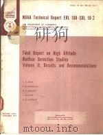 Final Report on High Altitude Nuclear Detection Studies  Volume Ⅱ：Results and Recommendations     PDF电子版封面     