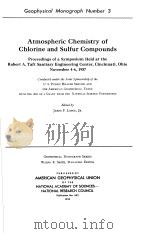 Atmospheric Chemistry of Chlorine and Sulfur Compounds     PDF电子版封面     