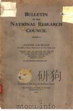BULLETIN OF THE NATIONAL RESEARCH COUNCIL  NUMBER 75（ PDF版）