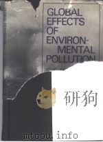 GLOBAL EFFECTS OF ENVIRONMENTAL POLLUTION     PDF电子版封面     