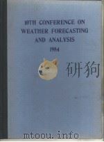10TH CONFERENCE ON WEATHER FORECASTING AND ANALYSIS（ PDF版）